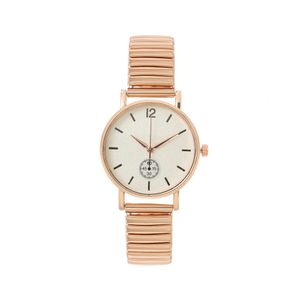 Live Streaming Simplicity Ladies Belt Shell Gold Needle Leisure Fashion Quartz Watch