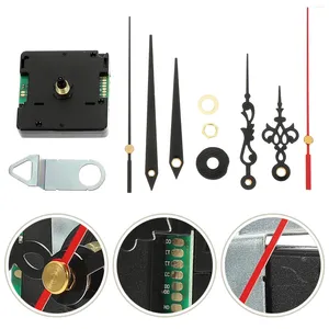 Klockor Tillbehör Radiokontrollerad klockrörelse Kit DIY Väggmekanism Trådlösa motorreparationsdelar Kit