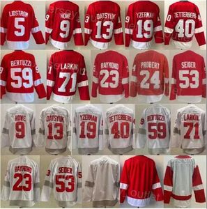 Herren Hockey Dylan Larkin Trikot Patrick Kane Alex DeBrincat Lucas Raymond Moritz Seider Shayne Gostisbehere J.T.Compher James Reimer Steve Yzerman Pavel Datsyuk