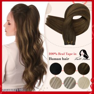 Weft Full Shine Virgin Bundles Human Hair Extensions for Women Human Hair Weft 50G Human Hair Blonde Bundles Double Weft Sew in Hair