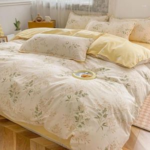 Bedding Sets Nordic Bed 90 Cover Euro Linen King Size Bedclothes Sheets Set Duvet Couple Double Sheet Bedspread