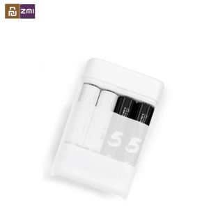 Control youpin zmi zi5/zi7 aa/aaa nimh carregador de bateria com 4 slots carregador multifuncional portátil não produziu porta USB nova versão