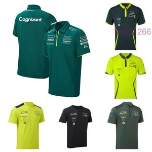 F1 Racing Suit koszulka Polo Williams Lapel krótkie rękawowe T-shirt poliestrowy Szybki suszenie można dostosować