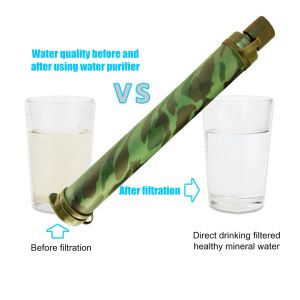 Survival Camping Water Filter Tourism Straw Water Purifier Filtration System Portable Filter Outdoor Wild Life Emergency Drinking Water
