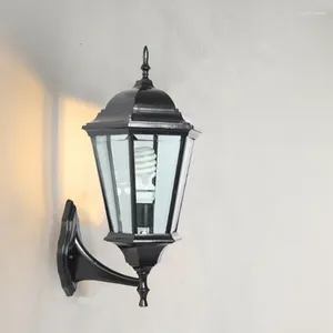 Wandlampen Europa Retro Wiederherstellung alter Wege der LED-Lampe Wasserdichte Outdoor-Gartenbeleuchtung Villa Veranda Korridor und Laternen