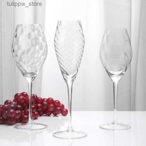 Weingläser Krusoal Store Kreative Rotweingläser Haushaltsglas Kelch Trinkweinglas Leichtes Luxus-Champagnerglas L240323