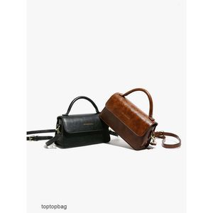 Projektant Luksusowe modne torby na ramię francuskie niszowe projekt Portable Mała kwadratowa torba na Instagram Wszechstronny temperament jedno ramionowe torba crossbody