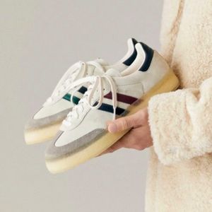 Kith Clark 8th Street Sam OG Bas Три полоски Низкая оригинальная обувь Белый Серый Черный Зеленый Дизайнерские мужские и женские кроссовки Повседневная обувь Высочайшее качество IE4033/IE4032