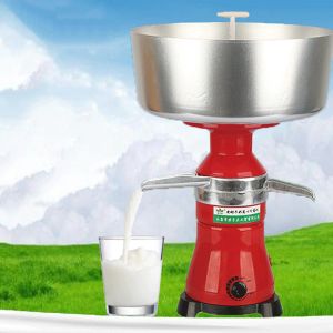 Strumenti Fresco Crema di Latte Separatore Centrifugo Elettrico Latte Scremato in Alluminio Gadget Da Cucina 110 V per Capre Mucche Latte