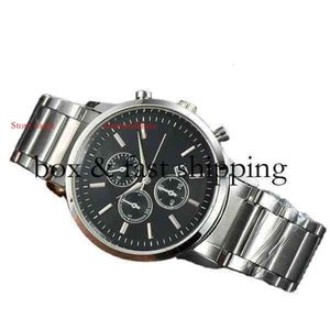 Watches Wristwatch Luxury Designer Mens Full Stainless Steel 24 Hour Display Calendar Watch montredelu
