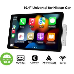 Car Gps Accessories 10.1 2 Din Android 10 Radio For Nissan X-Trail Qashqai Murano 350Z Drop Delivery Automobiles Motorcycles Auto Elec Ot5Po