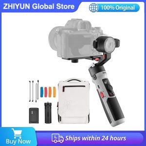 Heads Zhiyun Crane M2S Stabilizzatore cardanico portatile a 3 assi AntiShake per fotocamera Mirrorless Actioncams Smartphone iPhone 13 Gopro