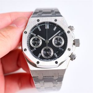 ZF 26715 Montre de Luxe Mens 시계 38mm 7750 크로노 그래프 기계 운동 강철 고급 시계 손목 시계 01