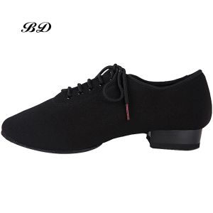 Sapatos Sapatos Men Sapatos Profissão Sapatos de dança latina Sapato de baile Modern GB Waltz amizade de gado macio Premium Oxford Heel 2,5 cm BD 309