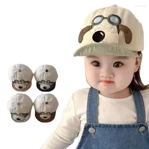 Berretti da baseball Doit Estate Ragazzi Ragazze Berretto da baseball Cartone animato Cane Simpatico bambino Cappelli da sole Primavera Bambini Bambino Secchio con visiera