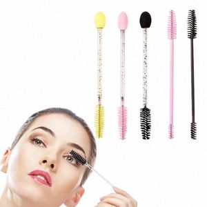 Cabeça dupla Eyel Brushes Pincéis de maquiagem Descartáveis Mascara Wands Aplicador Spoilers Eyeles Cosmetic Brush Makeup Tools I8Ye #