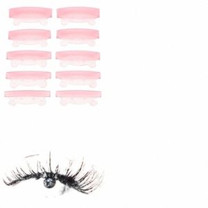 5 pares Maquiagem Accories Silice Eyel Perm Pad Eyel Lifting Kit Aplicador Ferramentas Silice Eye Patch Urso Orelhas Reutilizáveis F4jp #