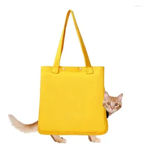Nosiciele kotów dla zwierząt domowych przewożący nośnik na płótnie wiatroodporne, oddychające wodoodporne, przenoszenie torby na koty