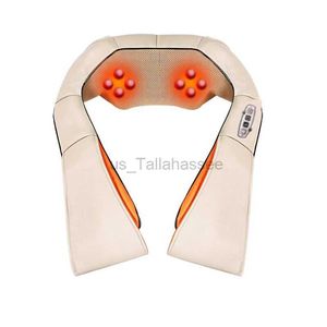 Massaging Neck Pillowws Electric neck rest massager suitable for back pain neck physiotherapy red massage massager body health care relax hot compre 240322