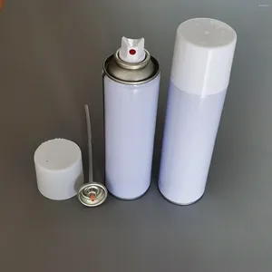 Bottiglie di stoccaggio bomboletta aerosol portatile industriale ricaricabile a tenuta stagna in metallo 300 ml bomboletta di applicazione vernice spray