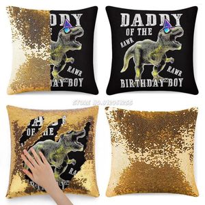 Pillow Case Daddy Funny Cute Birthday Boy Family Sequin Pillowcase Fashion Modern Home Covers Customize Gift For Her He F
