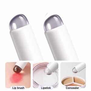 silice Lip Brush Angled Ccealer Makeup Brush Tool Portable Round Head Like Fingertips Soft Lipstick Brush Ccealer 29No#