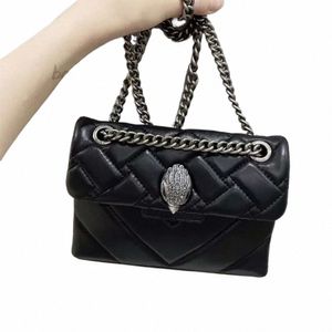 Omuz çantaları Kurt Geiger Tasarımcı Çanta Menger Çanta Kadın Mini Deri Fi Çanta Metal Sökme Fi Sign Pochette debriyaj Tote Crossbody C U7KV#