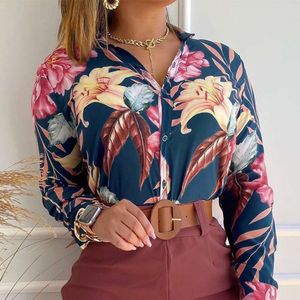 Designer Women's Casual Set 2024 New Summer Women's Wear Womens Set Light Mature Digital Printing Standing Collar Long Sleeve Shirt Womens Top Fashion ShortaSaxyh