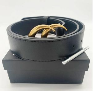 Cinture da donna Cintura di design Lettera casual Fibbia liscia Larghezza 2,0 cm 2,8 cm 3,4 cm 3,8 cm con scatola