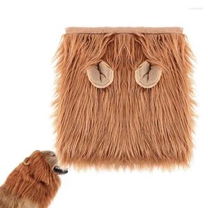 Dog Apparel Dogs Lion Mane Wig Excellent Halloween Costumes For Christmas Funny Po Shoots Entertainment