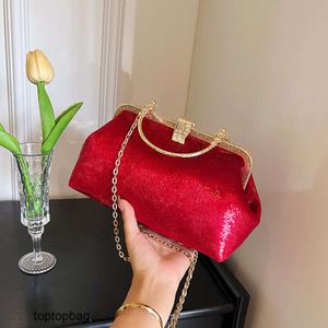 Designer de moda de luxo sacos de ombro Xiaoxiangfeng Velvet High End Womens Bag 2023 Clip on Bag Moda Tendência Um Ombro Crossbody Womens Bag