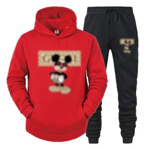 Designer-Herren-Trainingsanzug, Fußball-Hoodie und Sporthose, zweiteiliges Set, Paaranzug, bequemer Kapuzen-Trainingsanzug, Größe S-3XL.