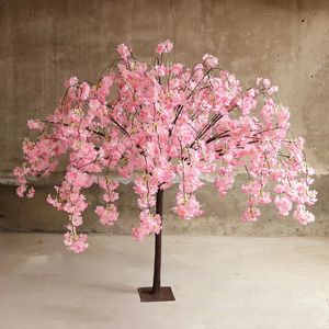 Julgran Artificial Cherry Blossom Tree Plant Artificial Flower Tree El Christmas Wedding Decoration Home Living Room P 240309