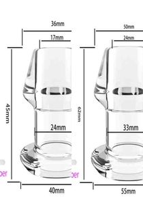 NXY Expansion Device Hollow Anal Plug with Matched Stopper Enema Expander Butt Peep Vagina and Anus Dilation Sm Sex Toys12173733220