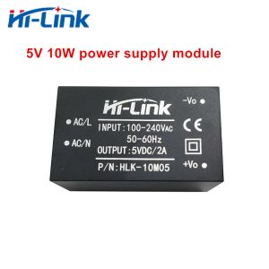 Supplys Free shipping HiLink manufacturer 2pcs 5V 10W 2A AC DC isolated switching step down power supply module AC DC converter module
