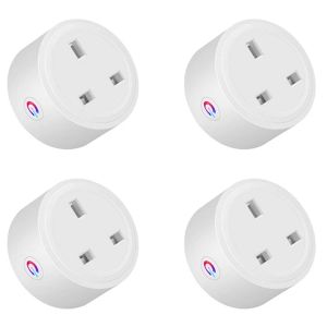 Control RISE4X Tuya Zigbee Smart Socket 16A Home Powers Monitor Powers Outlet Smart Life Voice Control Alexa Timing DIY UK Plug