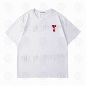 Designer Amis Tshirt Uomo Donna T-shirt Hip Hop Moda Stampa Manica corta T-shirt unisex elegante di alta qualità Polo Chothes Tees 52