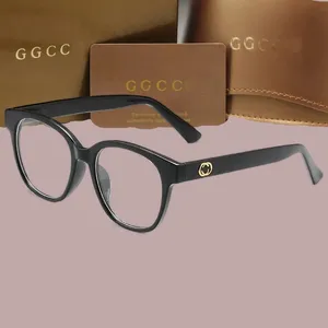 Polarized designer sunglasses for women letter lenses sunglasses man UV 400 round frame lunettes de soleil eyeglasses simple fa086 H4