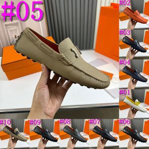 40Modalne designerskie mokasyna męskie poślizg na butach do jazdy swobodny ręcznie robione buty mokasyn