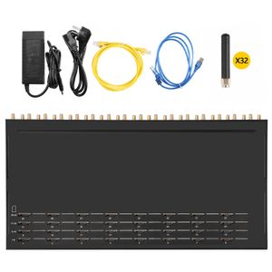 Modems Factory Rate 2G GSM 32 Antennenkanal High Gain Signal Wireless Modem unterstützt SMPP -HTTP -API -Datenanalyse und SMS -Benachrichtigung OTX0M