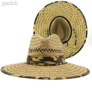 Szerokie brzegowe czapki wiadra czapki proste ręcznie robione damskie słomkowe kapelusz lato plażowe słoneczne kapelusz na zewnątrz szeroki rdzeń jazz panama słomy kapelusz ratujący czapkę 24323