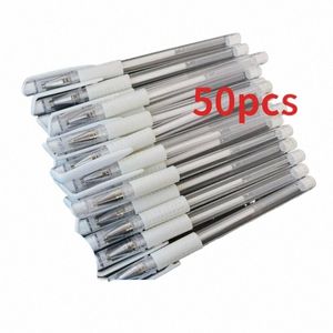 50pc Microblading Suprimentos Tattoo Marker Pen Maquiagem Permanente Accories Branco Cirúrgico Pele Marcador Pen para Sobrancelha Scribe Tool L8WN #