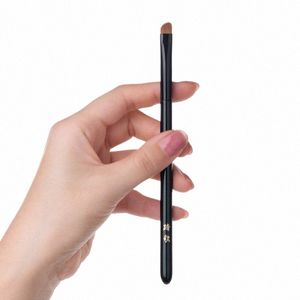 211プロフな手作りメイクアップブラシWeasel Synthetic Fiber Angled Eyebrow Eyeliner Brush Cosmetic Tools Make Up Brush H27m＃