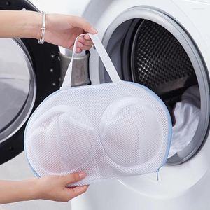 Tvättpåsar Special för BRA -väskan Underkläder Tvättpaket Brassiere Clean Pouch Anti Deformation Mesh tvättmaskin