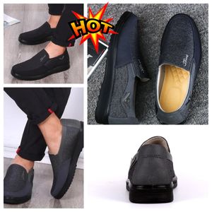Model resmi tasarımcı Gai Mans Siyah Ayakkabı Point Tepes Parti Ziyafet Takım Erkekler İş Topuk Tasarımcıları Minimalistler Nefes Üçlü Ayakkabı Eur 38-50 Yumuşak