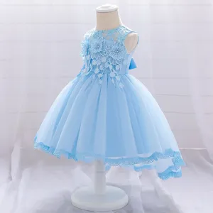 Mädchen Kleider Spitze Tutu Kleid Baby Hochzeit Vestidos Kinder Party Für 2 Jahre Geburtstag Kleinkind Prinzessin