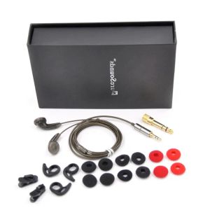 Auricolari Originali puresoundsPS100 600ohm In Ear Auricolari HiFi ad alta impedenza Auricolari 600ohm piatto auricolare Pop kill seahf k's Auricolare