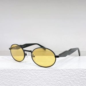 Hot Men Women Sunglasses Retro Punk Style Round Cool Outdoor Driving PR 182VS Travel Acetate Black Gold Designer Fashion Sun Glasses Box