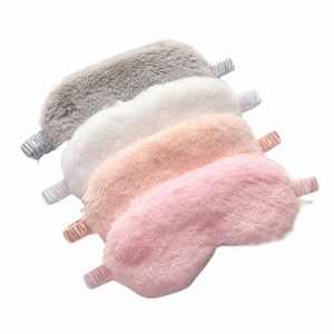 Máscara de slee Slee Blindfold Soft Plush Eye Masks Cute Love Cloud Eye Cover Máscara de pelúcia Eyepatch Nap Health Eye Cover K09M #