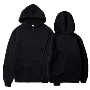 Oversize Hoodies Sweatshirts Men Woman Fashion Solid Color Joggers Brand Autumn Winter Long Sleeves Hoody Tops 240312